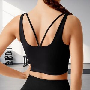 Top

Longline Sports Bras for Women, Criss Cross Back Adjustable Strappy New
